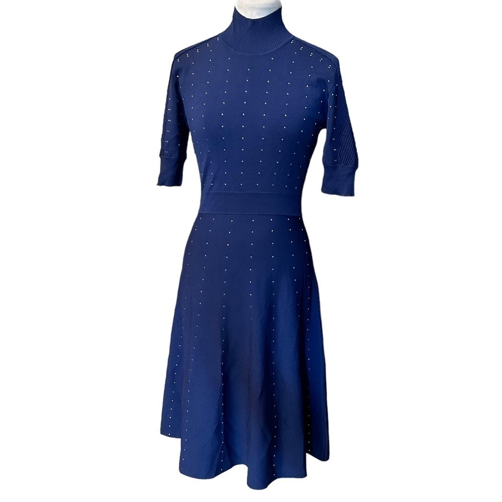 Patricia Pepe Navy Knit Dress. Size-see measurements